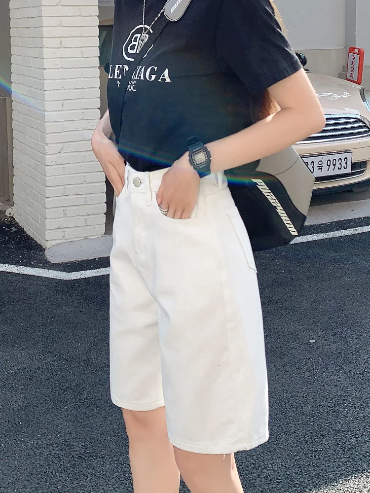 4 Color Denim Shorts Women Summer Cool Korean Style Hotsweet Casual Simple Breathable Versatile Sporty Schoolgirls Fashion Chci