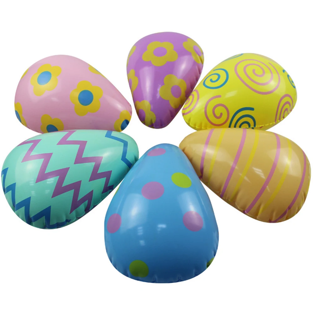 

Christmas Eggs Inflatable PVC Balloons Easter Decorations Children's Toys