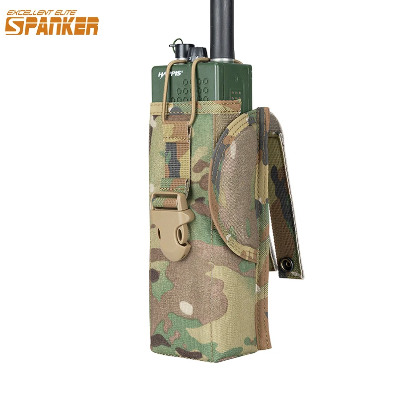 

Tactical Molle Radio Walkie Talkie Pouch Waist Bag Holder Pocket Portable Interphone Holster PRC 148/152 Radio Pouch Hunting