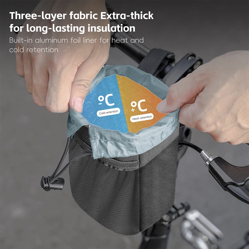 WEST BIKING Multifunctional Bike Bag Water Bottle Storage Bag Bike Saddle Bag MTB Bicycle Handlebar Bag Cycling Frame Bag