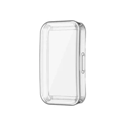 Soft Silicone Strap Case with Screen Protector - Replacement Bracelet (Clear Case)