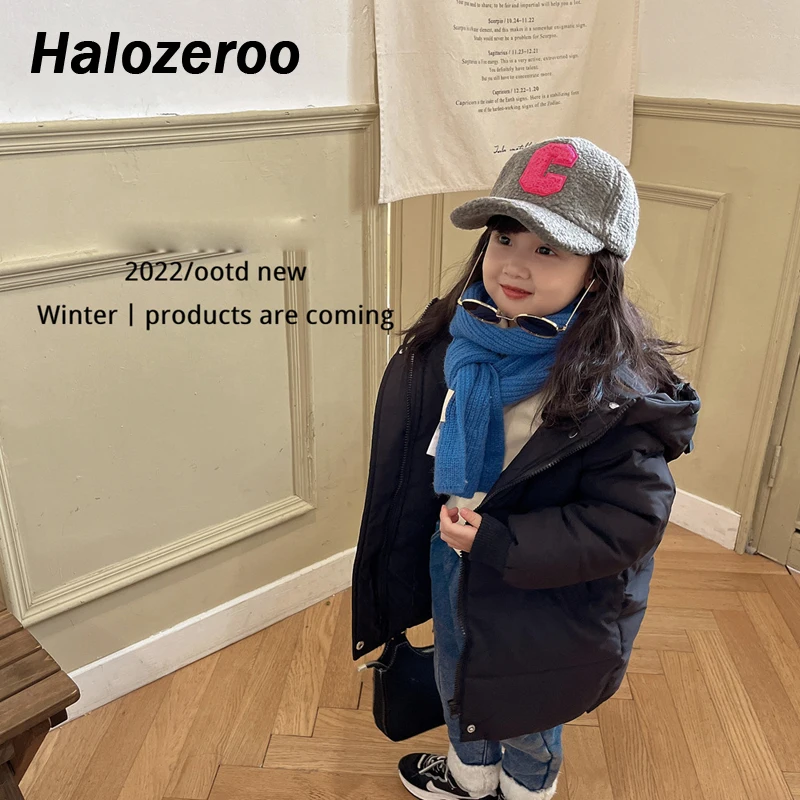 

Winter New Baby Girls Bear Coats Kids Brand Parkas Clothes Toddler Long Outerwear Children Soft Fashion Clothes Boys Warm Down