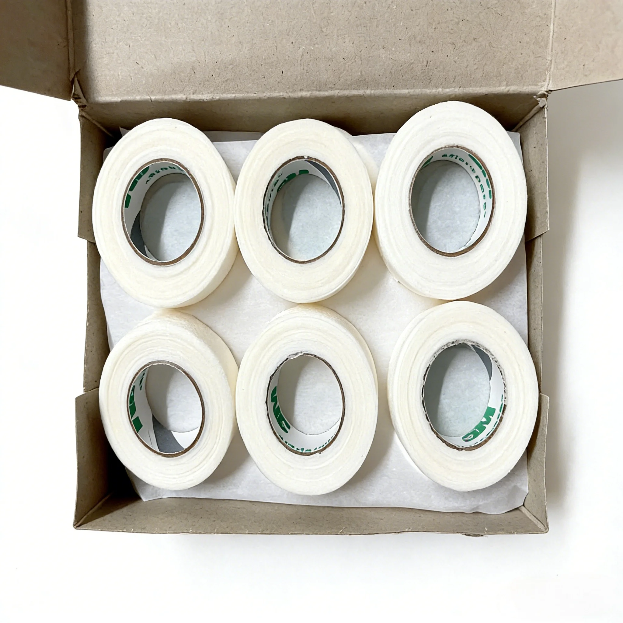 24개입 1530 3미크로포어 테이프 통기성 테이프 속눈썹 연장용 수술용 종이 테이프 1530-0 1/2인치 10야드 9.1m 1.2cm 폭 눈꺼풀 테이프