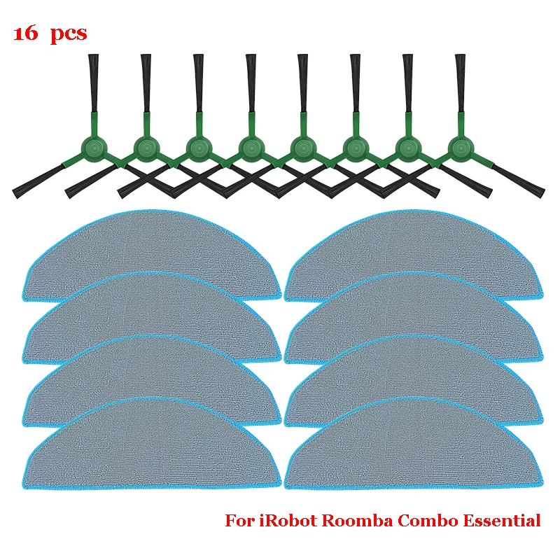 Enhanced Robot Vacuum Cleaner Accessory Kit with Main Brush, Side Brush, HEPA Filter, and Mop