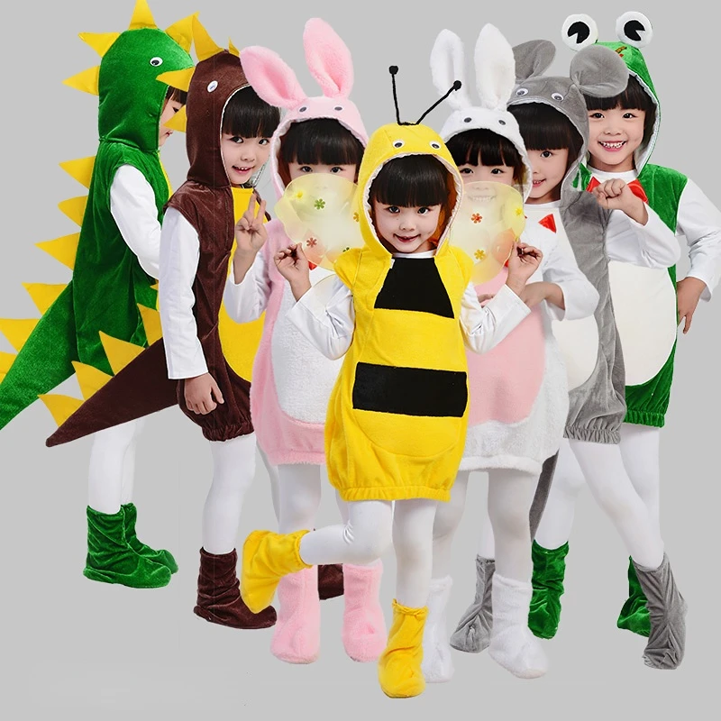 

Kindergarten costume dinosaur conjoined tiger performance cartoon cos rabbit role-playing children's animal clothing