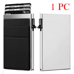 Personalized Engraved RFID Slim Metal Wallet and Cardholder (Silver)