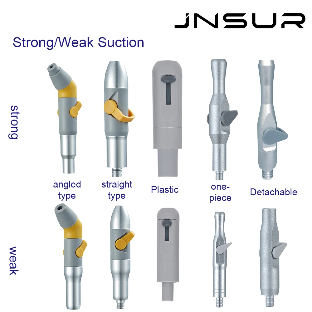 Dental Strong Weak Suction Aluminum Universal Saliva Ejector Dental