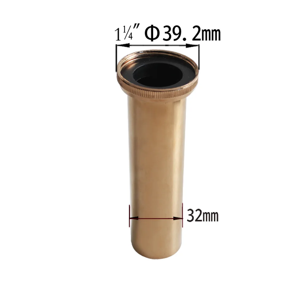 Talea Straight Pipe 32MM Copper Chrome Plating Gold/Rose Gold QS678