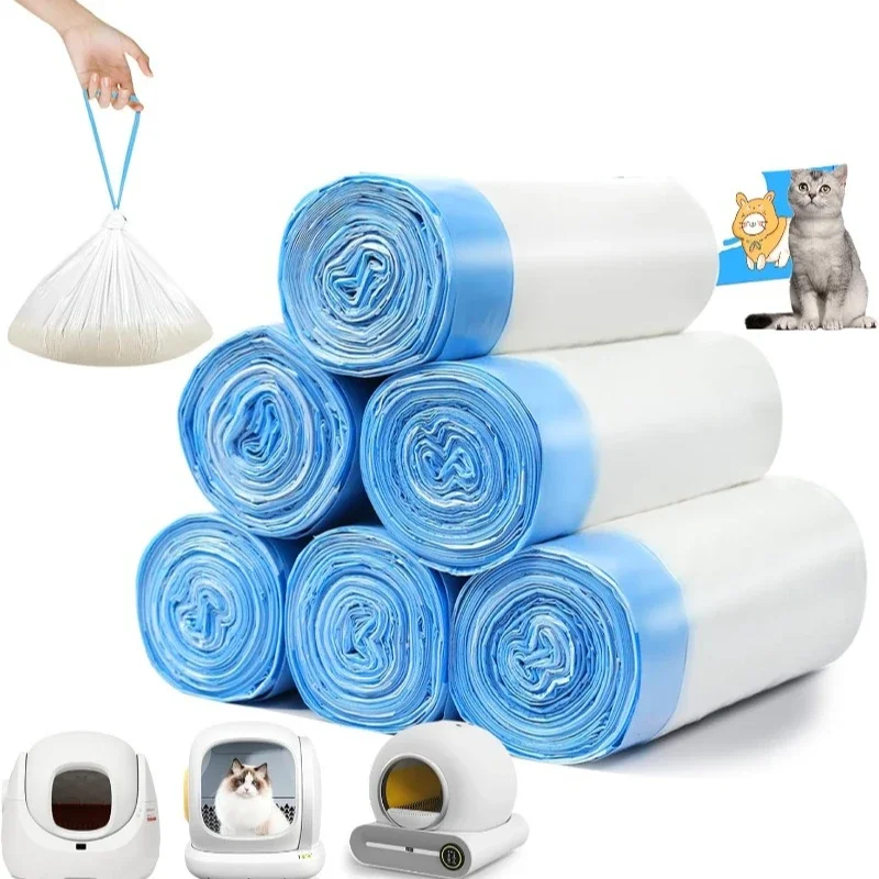자동 고양이 화장실용 특대형 고양이 배변 봉투, MeoWant/catlink/Tonepie Katzentoilette Mullbeutel용 고양이 화장실 라이너