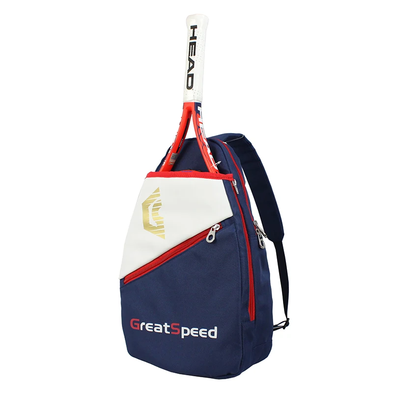 GreetSpeed Tennis Backpack Children Badminton Racket Backpack Youth Multifunctional Shoulder Messenger Bag with Shoe Compartment