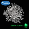 3mm White-Green100pc