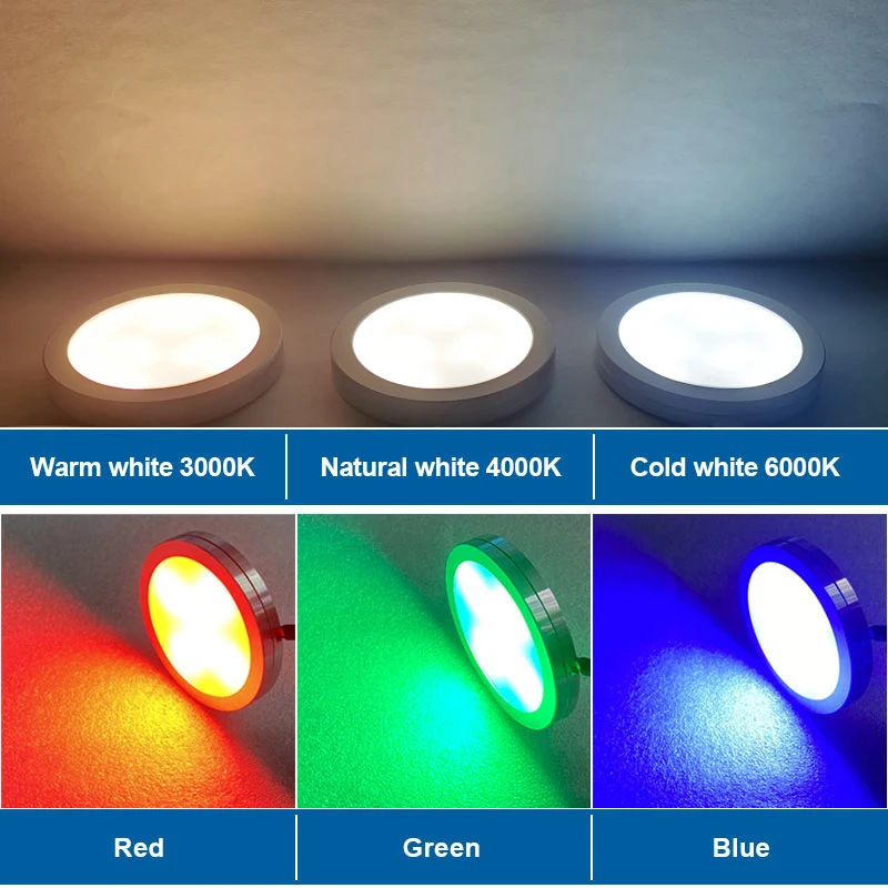 รูปสินค้า USB LED Spotlight โคมไฟติดเพดาน 3W/5W/7W ขนาดจิ๋ว