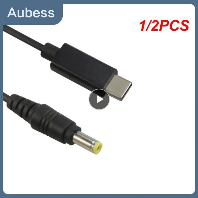 

1/2PCS 1m USB 3.1 Type C USB-C Male to DC 5.5X2.5mm Male Power Jack Extension Charge Cable Charging Adapter Cord (Type c to