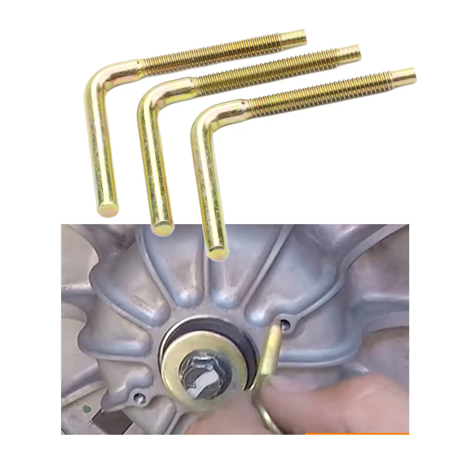 Belt Changing Tool Drive Clutch Puller Tool 3 Pieces Clutch Drive Belt Removal Tool 2875911 Replaces Spare Parts For Polaris RZR XP Turbo Ranger XP 1000
