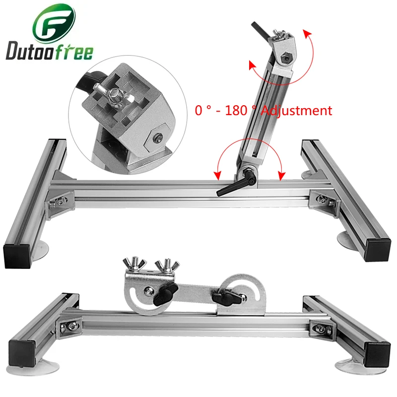 DIY Linear Actuator Simple Stands Bracket Angle Adjustable Motor Aluminium Alloy Bracket With Suction Cup 2 Style Option 3d printer parts z axis stepper motor fixed bracket upgrade to install aluminum alloy base for ender 3 v2 pro cr 10