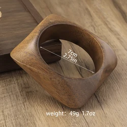 Vintage - Style Wooden Cuff Bangle Bracelet for Women and Girls - Wholesale Jewelry (Bangle - 04)