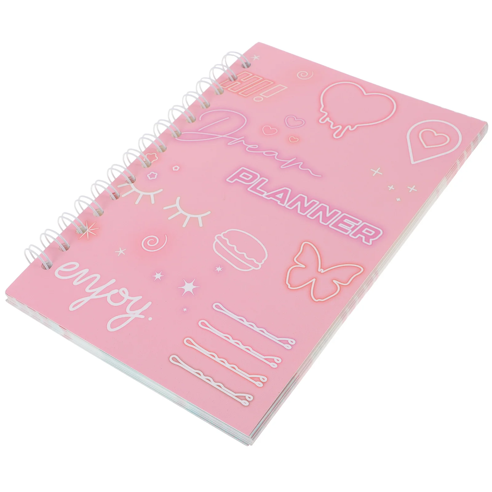 

Pocket Spiral Notebook Notepad Notebooks Portable Students Yearly Dating