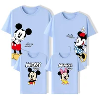 Summer New Parent-child Outfit Family Of Three And Four Pure Cotton Cartoon Short Sleeved Round Neck T-shirt 2