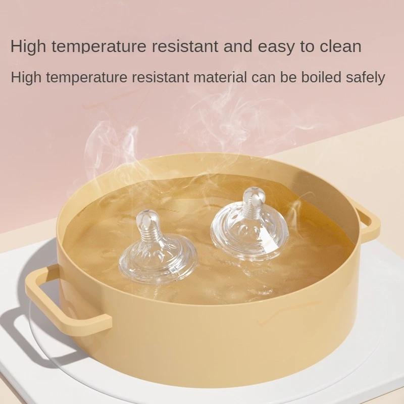 Dr.Green 4S Wide Mouth S/M/Cross hole Nipple Bottle nipple safe silicone material soft texture Suitable for 0-3 years old babies 4