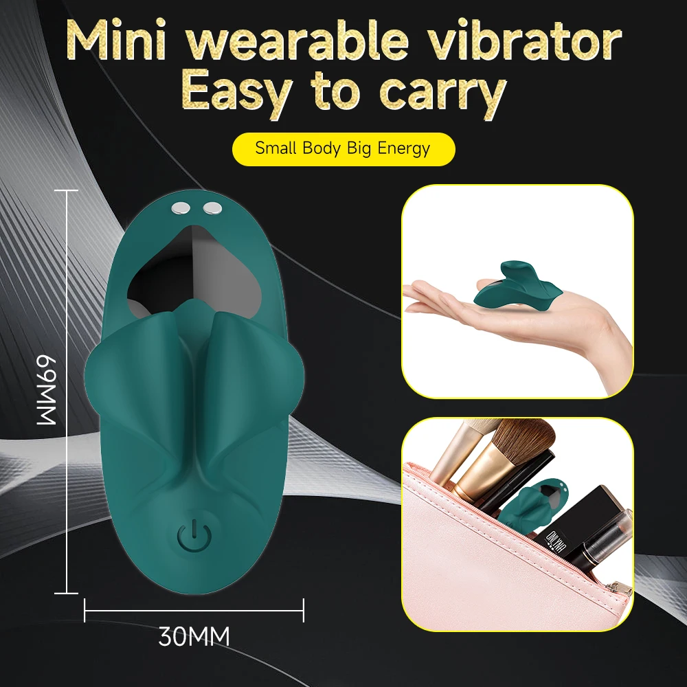 Mini-Finger-Klitoris-Vibrator, G-Punkt- und Nippelstimulator, 9 Modi, Orgasmusmassage, Klitorisstimulator, vibrierendes Sexspielzeug für Frauen, Erwachsenenprodukt_voghion.com