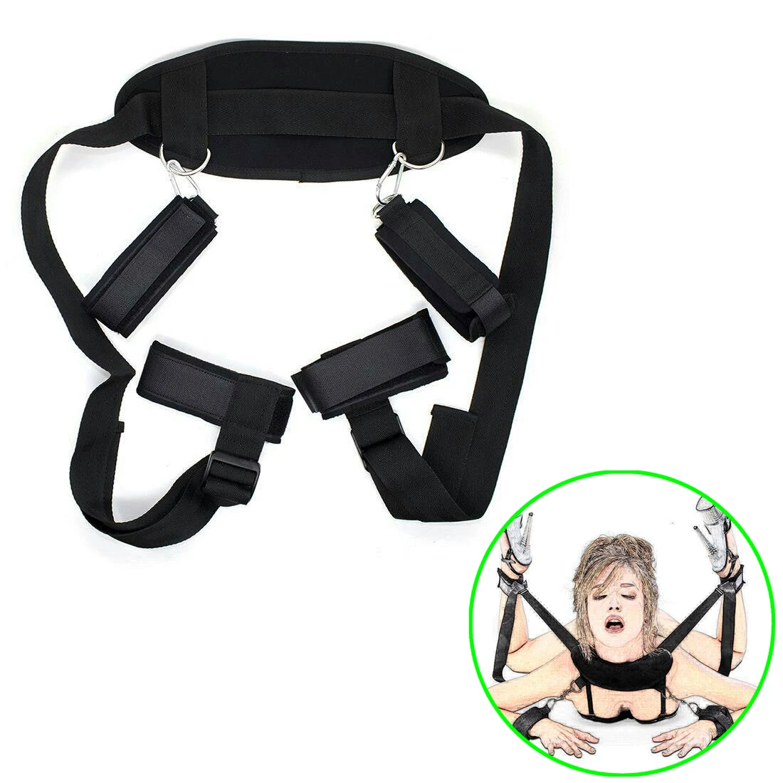 Sex Toys For Woman Couples Handcuffs Open Leg Bdsm Bondage Set Under Bed Restraints Rope Strap System Adult Wrists and Ankle Cuffs Best Sex Dolls Near Me Cheap Realistic Love picture