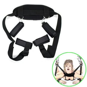 Sex Toys for Woman Couples Handcuffs Open Leg Bdsm Bondage Set Under Bed Restraints Rope Strap System Adult Wrists & Ankle Cuffs 3
