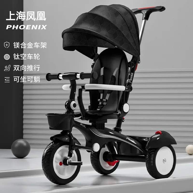 Ultra-light foldable children's two-way child trolley baby high view baby stroller