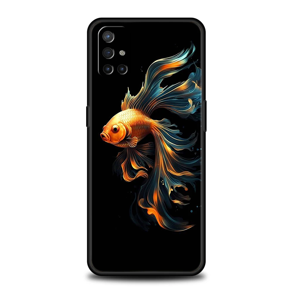 Charming Fish Design Silicone Phone Case Cover