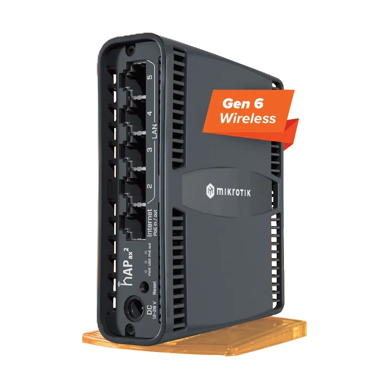 

Spot Goods MikroTik C52iG-5HaxD2HaxD-TC HAP Ax2 Wifi6 802.11ax Wireless Gateway