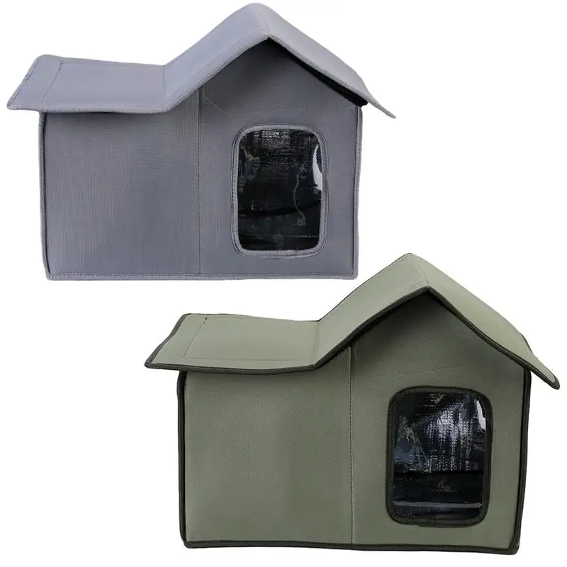 

Waterproof Outdoor Pet House Thickened Cat Nest Tent Cabin Pet Bed Tent Shelter Cat Kennel Portable Travel Nest Pet Carrier