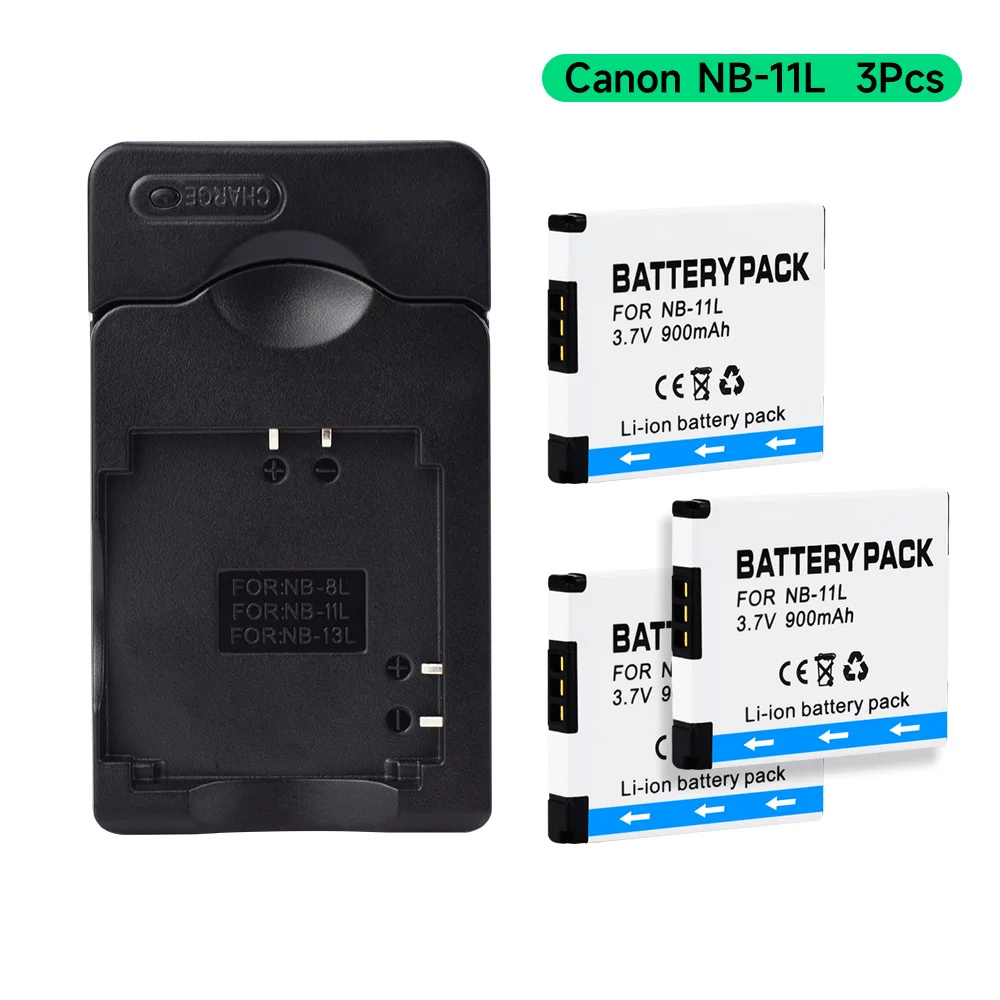 Nb-11L Nb 11L Nb11L Batteria + Caricabatterie Per Canon A2600 A3500 A4000Is Ixus 125 132 140 240 245 265 155 Hs 680Mah Batteria