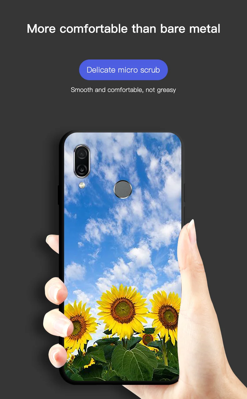 cases for meizu black Case For Meizu Note 9 Cover Soft TPU Silicone Black Protective Phone Bags for meizu Note9 Back Bumper Love Heart Shape Printing best meizu phone case design