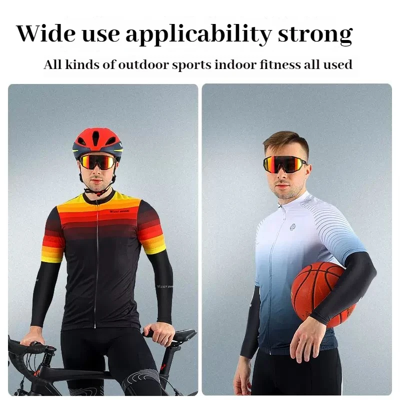 Ice Silk Sports Sleeves For Bicycle Outdoor Travel Sun Protection UV Protection Fitness Sports Quick Drying