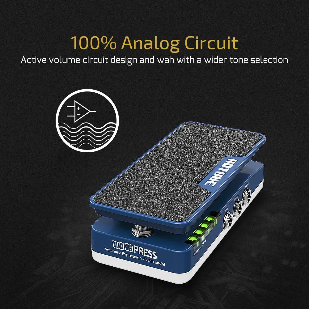 Soul Press II /Cory Wong Press 4 in 1 Switchable Wah Active Volume Passive Expre