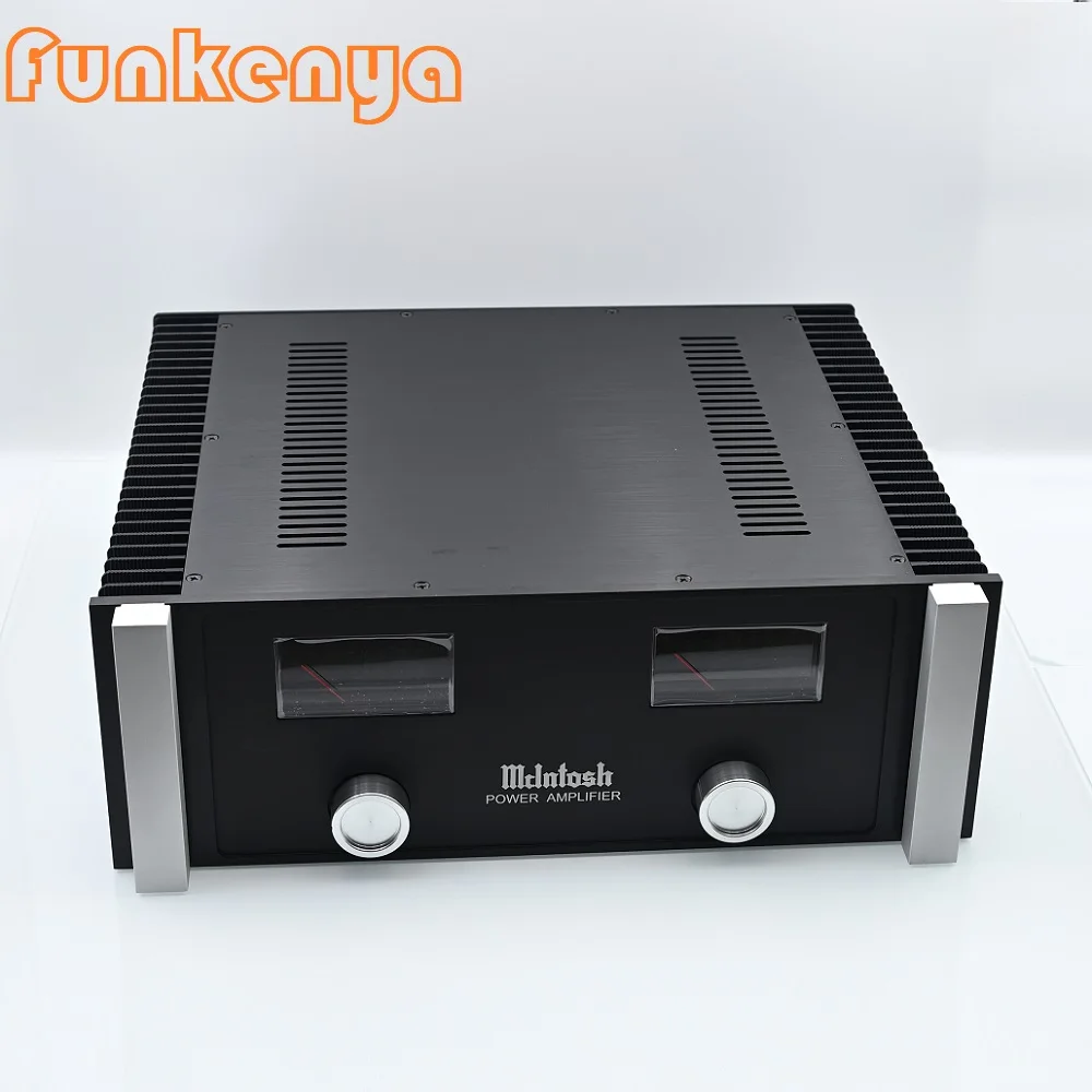 Muslimb Dual Channel Vu Meter Power Amplifier Supply Chassis Hifi Audio Diy Hi End Psu Cuffie Amp Housing Classe Posteriore