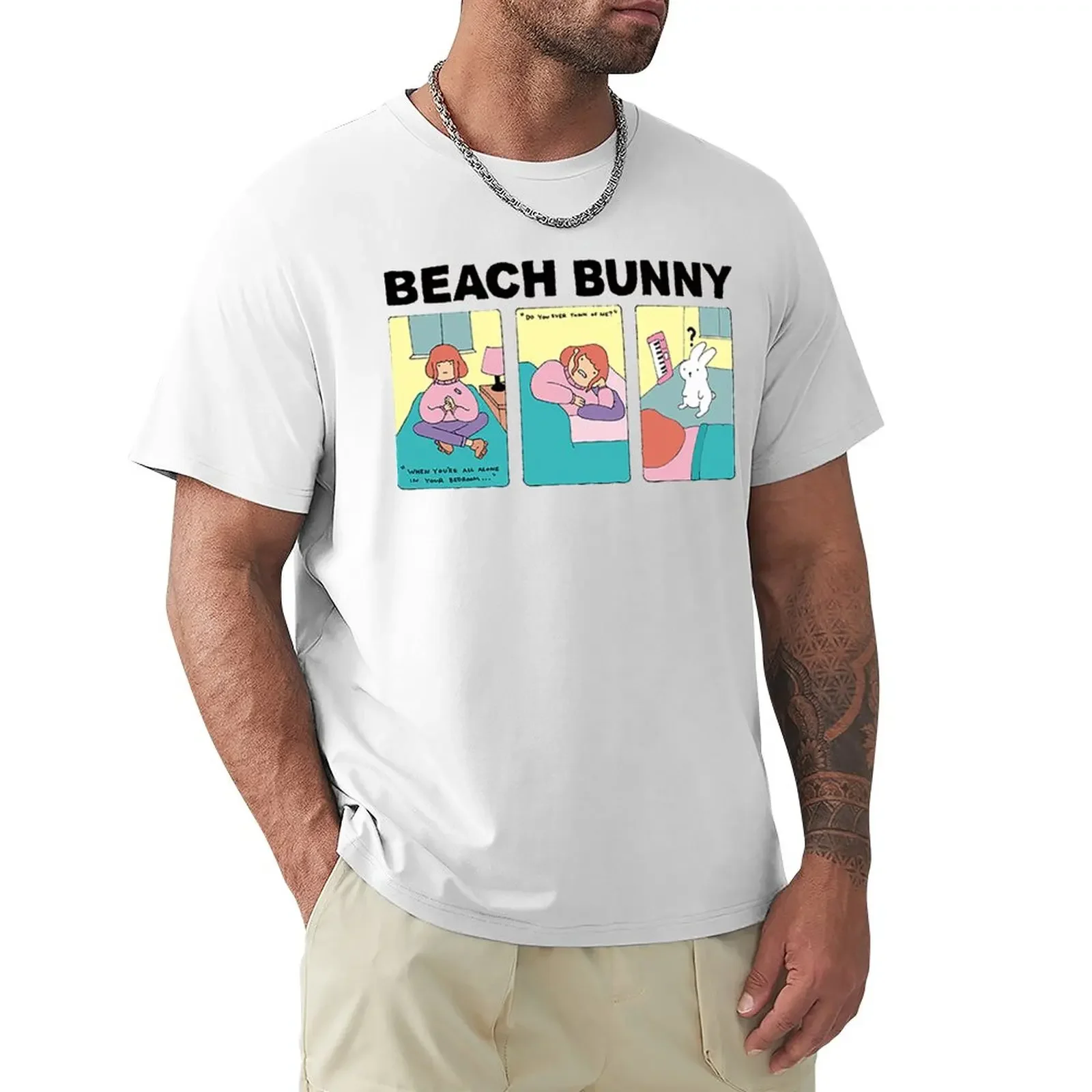 

beach bunny T-Shirt tees boys animal print men t shirt