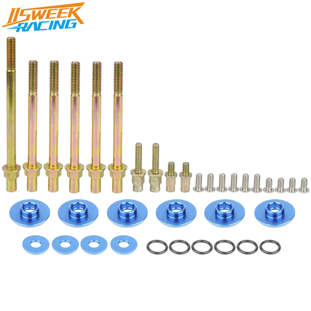 Low Profile Engine Valve Cover Washer Bolt Kit for Honda Acura Civic RSX K Series K20 K24Cyl