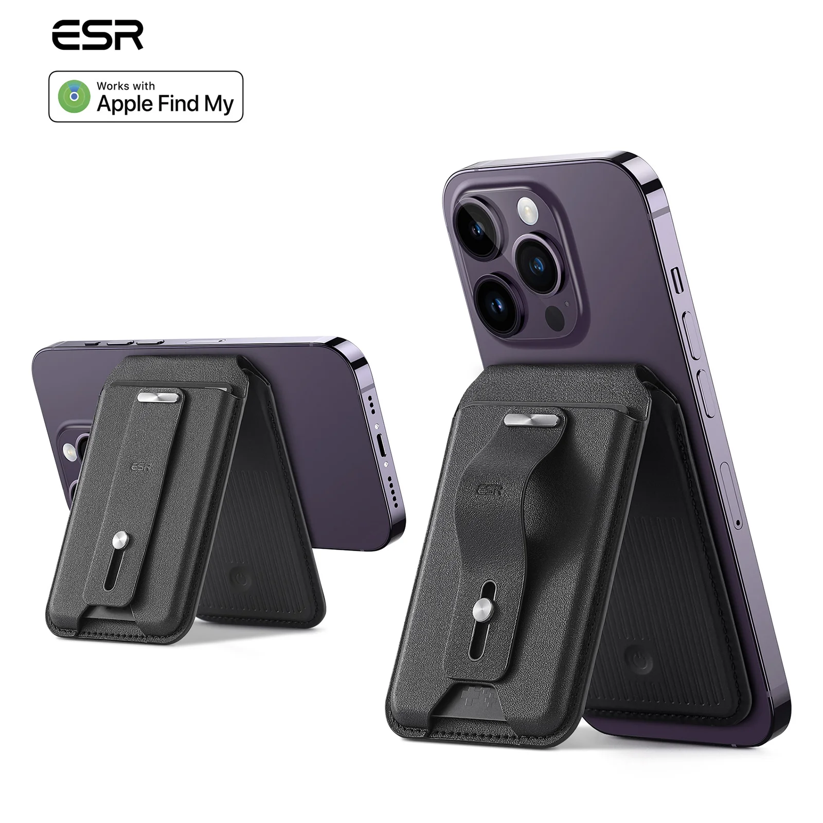 

ESR for iPhone 14 15 Pro Max Wallet Stand With HaloLock iPhone 12 13 14 Smart Magnetic Card Storage Case for iPhone 14 13 Pro