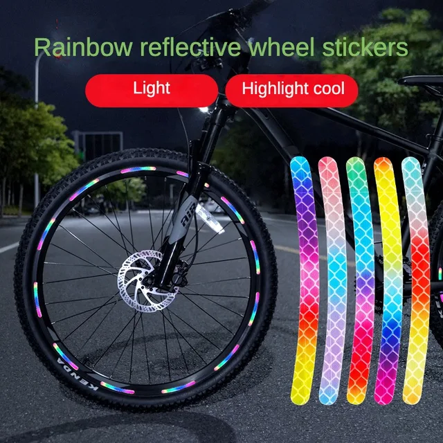 Bicycle Reflectors Reflective Bike Wheel Stickers Bicycle Wheel