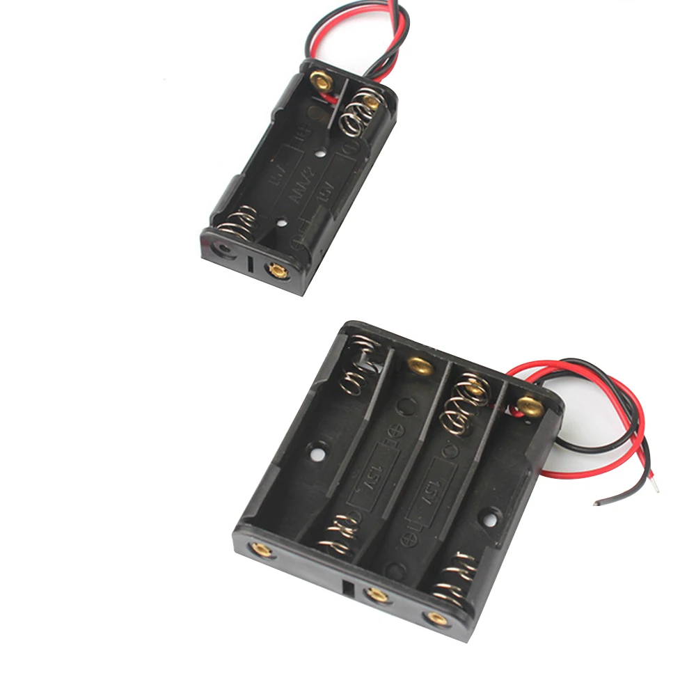 Battery Holder Box With ON-OFF Switch 3V/6V AA/AAA Battery Socket Storage Case Battery Tools For Micro Led Railway Layout Light 4