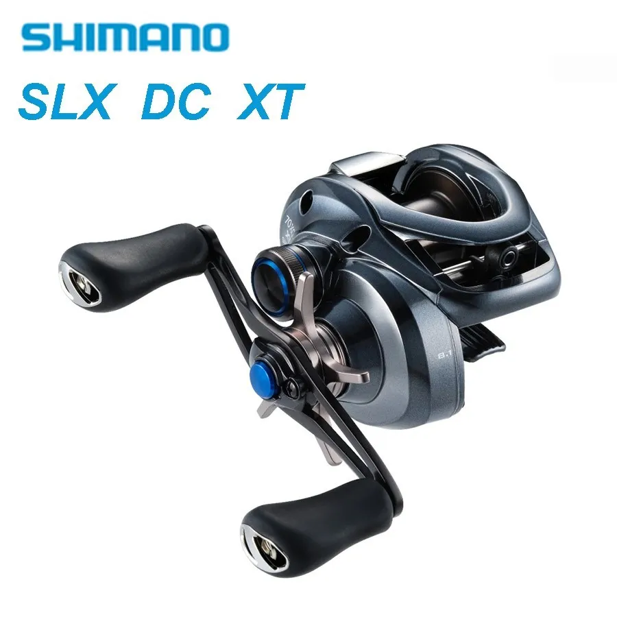 SHIMANO SLX DC XT Baitcasting Fishing Reels Long Throw 7+1BB 6.2:1/7.4:1/8.1:1 I-DC5 Max Drag 5.5kg Saltwater Casting Reels fishing reel