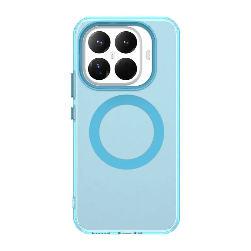 Minimalist Anti-Drop Magnetic Phone Case - Matte Translucent Finish