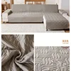 Waterproof L Shape Sofa Cover for Living Room Universal Left and Right Corner Couch Cover Quilted Sofa Cover Protector Grey 2