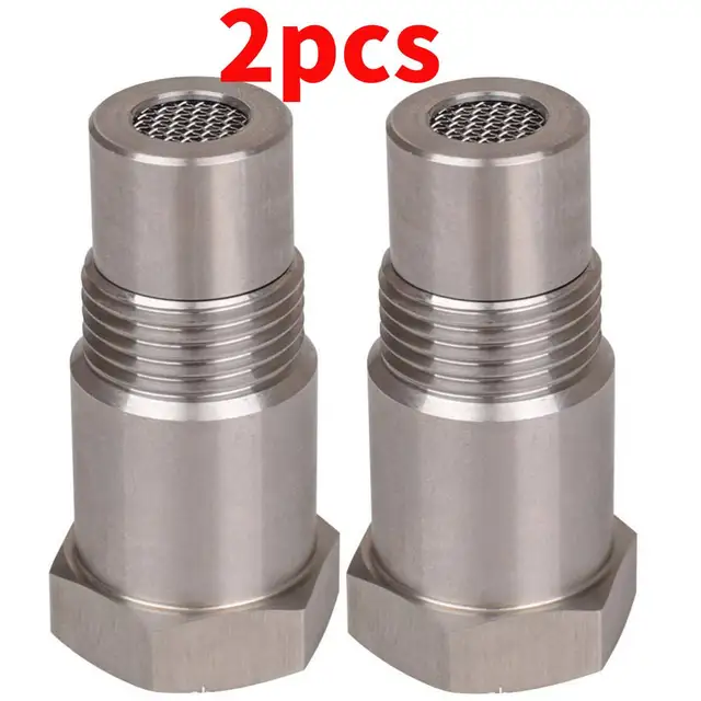 2-Pack CEL Fix Oxygen Sensor Adapter – M18x1.5 Off-Road Performance O2 Sensor Spacer for Automotive Catalyst & Off-Road Vehicles 1