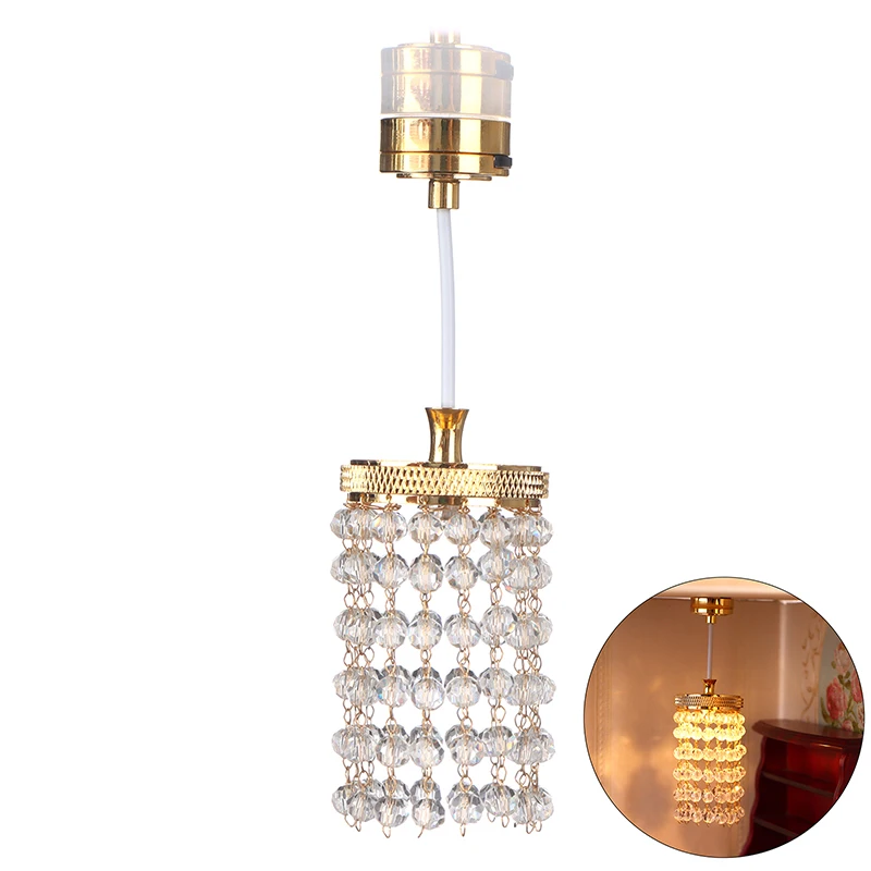 1:12/1:6 Scale Dollhouse Accessories Miniature LED Wall Sconce Lamp, Dollhouse Table Lamp, Battery Operated With ON/OFF Switch 5