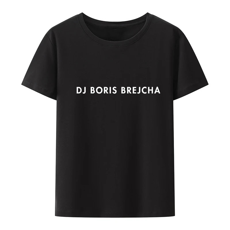 

DJ Boris Brejcha Logo Cotton T-shirt Electronic Trendy Personalized Style T-shirts Loose O-neck Tees Novelty Tshirts for Men