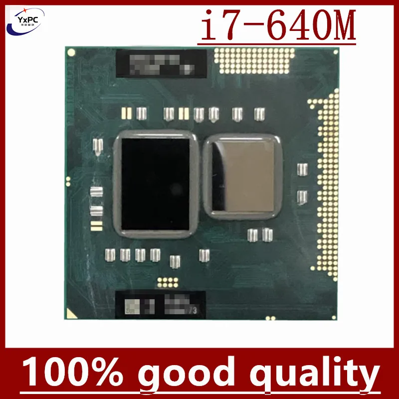 

i7-640M i7 640M SLBTN 2.8 GHz Used Dual-Core Quad-Thread CPU Processor 4W 35W Socket G1 / rPGA988A