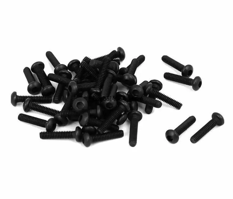 

M2x9mm Metal Grade 10.9 Button Head Hex Socket Cap Screw Bolt Fastener 100pcs