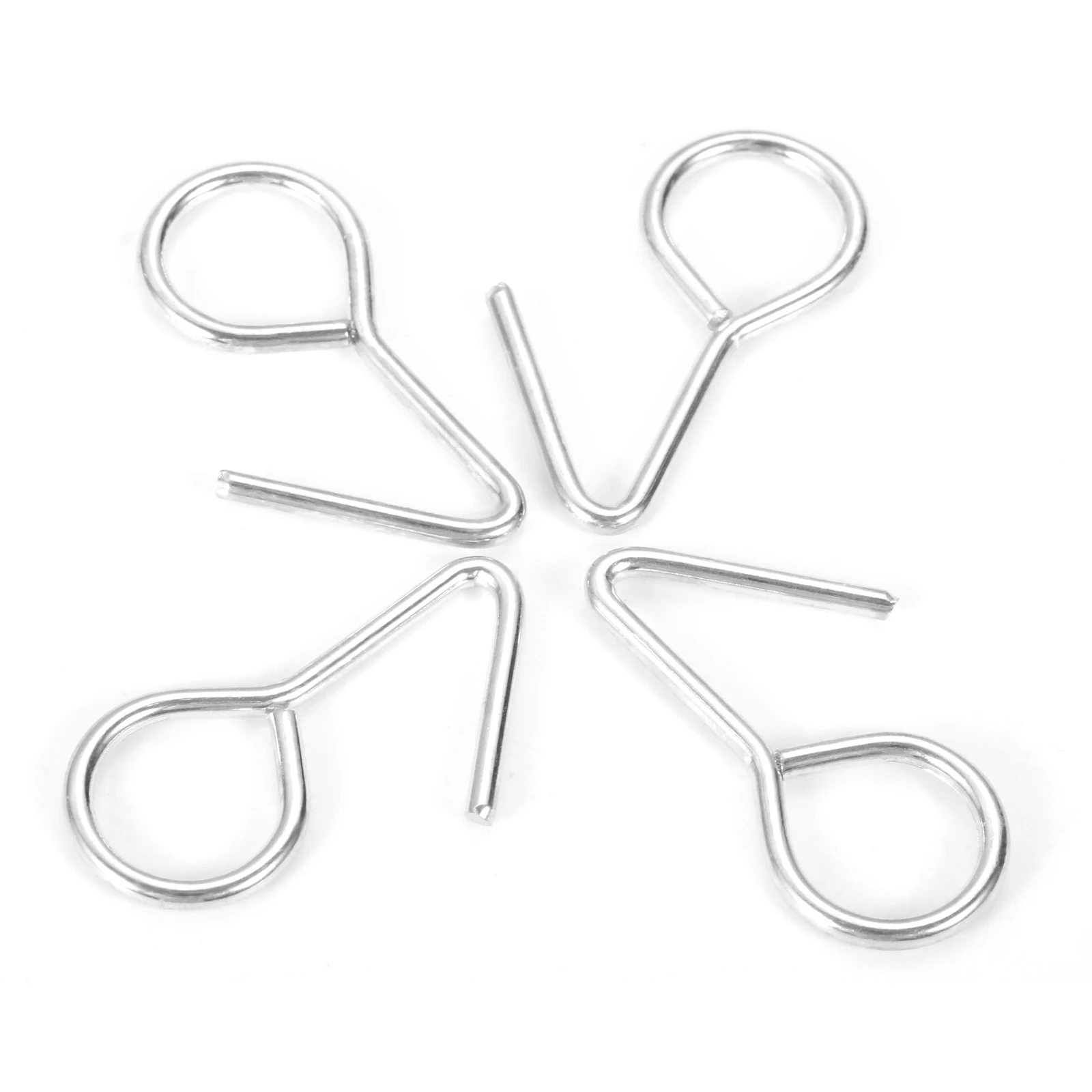 FAVOMOTO 100pcs S Hook Rings Car Interior Installation Seat Covers Hook - View #4