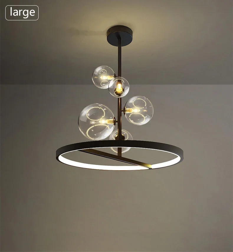 Modern Art Glass Chandelier Image 11